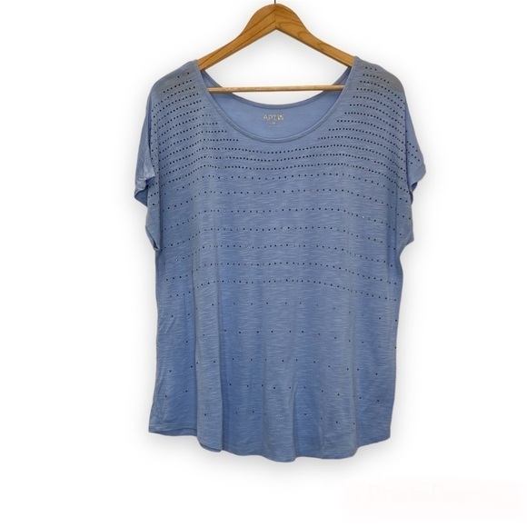APT. 9 Studded Tee Baby Blue XL 0X - Picture 1 of 4